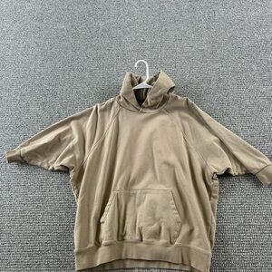 Tan essentials hoodie